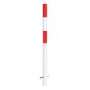 MORION — MORION Poteau de blocage 60, acier, fixe, à bétonner, Diamètre: 60mm, Épaisseur de paroi: 2mm, Surface: 1000mm, Hauteur totale: 1330mm
