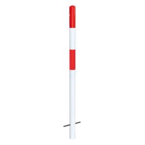 MORION — MORION Poteau de blocage 60, acier, fixe, à bétonner, Diamètre: 60mm, Épaisseur de paroi: 2mm, Surface: 1000mm, Hauteur totale: 1330mm