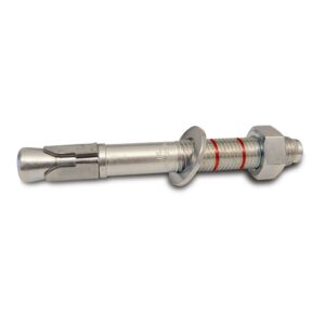 Ancrage traversant avec écrou et rondelle, diamètre 12 mm, longueur 110 mm