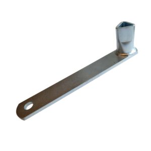 Clé triangulaire combinée, fonte malléable, longueur : 185 mm, DIN 3223