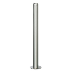 CITY — Borne en acier inoxydable MILANO avec capuchon enfoncé, hauteur hors sol 925 / 931 mm