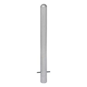 CITY — Borne de protection CITY acier, galvanisé à chaud, H 1.200 mm, calotte en aluminium, à bétonner, sans anneaux réflecteurs