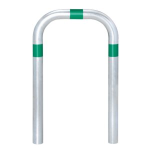 CITY — Arceau de protection CITY, acier, à bétonner, Tube rond, galvanisé à chaud