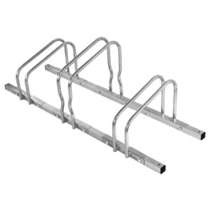 CITY — Support cycles CITY MULTI-FLEX, 3 places, 1120x370x360mm, stationnement bilatéral, galv. galvanisé