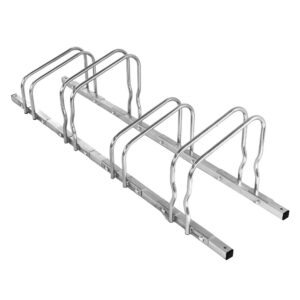 CITY — Support cycles CITY MULTI-FLEX, 4 places, 1470x370x360mm, stationnement bilatéral, galv. galvanisé