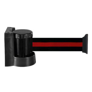 MORION — MORION sangle murale, à visser, sangle noire/rouge/noire, longueur de sangle 5000 mm
