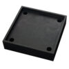 Elément ressort pour BLACK BULL barrière de sécurité pour poteau de support, polyuréthane, noir, 50x206x206mm