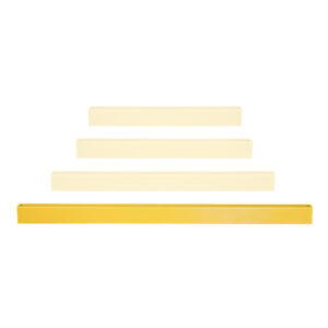 BLACK BULL — BLACK BULL Barrière de sécurité XL, barre transversale, acier profilé 120 x 80 mm, revêtement plastique jaune
