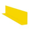 BLACK BULL — Équerre de protection anti-encastrement pour les rampes de protection BLACK BULL, acier, épaisseur de paroi 4 mm, revêtement plastique jaune