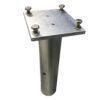 Contre-plaque à bétonner pour arceau de protection, longueur 330mm, 4xM12 vis incluses