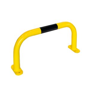 BLACK BULL — Arceau de protection, BLACK BULL, taille M, acier, 350x750mm, jaune, avec bande noire, à cheviller
