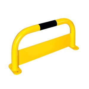 BLACK BULL — Arceau de protection, BLACK BULL, taille M, acier, 350x750mm, protection anti-encastrement, jaune-noir, à cheviller
