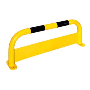 BLACK BULL — Arceau de protection, BLACK BULL, taille M, acier, 350x1.000mm, protection anti-encastrement, jaune-noir, à cheviller