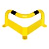 BLACK BULL — BLACK BULL Arceau de protection d'angle taille M, 350x500x500mm, avec protection anti-encastrement, jaune, bandes noires
