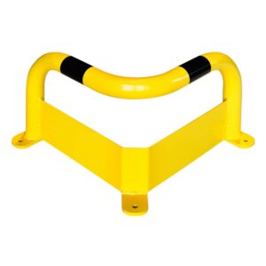 BLACK BULL — BLACK BULL Arceau de protection d'angle taille M, 350x500x500mm, avec protection anti-encastrement, jaune, bandes noires
