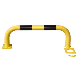 BLACK BULL — BLACK BULL Arceau de protection amovible, 350/1000 mm, revêtement plastique jaune, bandes noires