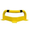 BLACK BULL — BLACK BULL Arceau d'angle 76 avec protection anti-encastrement, plastifié jaune, avec bandes noires