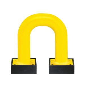 BLACK BULL — BLACK BULL Arceau de protection SWING, 390/375 mm, galvanisé à chaud, jaune, à cheviller, avec élément à ressort