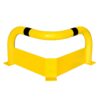 BLACK BULL — BLACK BULL protection d'angle taille XL avec protection anti-encastrement, plastifié jaune, avec bandes noires