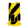 BLACK BULL — BLACK BULL Protection anti-collision avec rouleaux de guidage, plastifié jaune, avec bandes noires