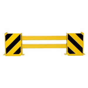 BLACK BULL — BLACK BULL Set de planches de protection d'étagères C 900, 2 équerres de protection, 2 planches jaunes, L 900-1.300x190 mm