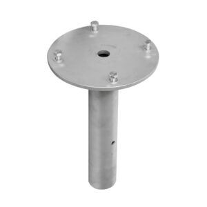 Tube de sol à bétonner pour BLACK BULL Borne de protection SWING, vis incluses