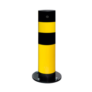 BLACK BULL — BLACK BULL Borne de protection SWING, plastifié jaune, avec bandes noires