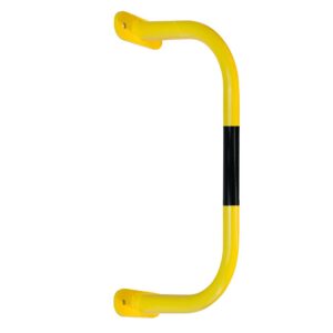 BLACK BULL — BLACK BULL SafeWall arceau de protection murale, acier, 350x750mm, jaune, avec bande noire, à cheviller