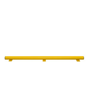 BLACK BULL — Barre anti-encastrement pour BLACK BULL barrière de sécurité hybride, 1750 x 76 mm, galvanisée à chaud, jaune