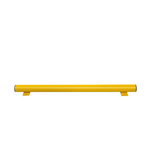BLACK BULL — Barre anti-encastrement pour BLACK BULL barrière de sécurité hybride, 1250 x 76 mm, jaune