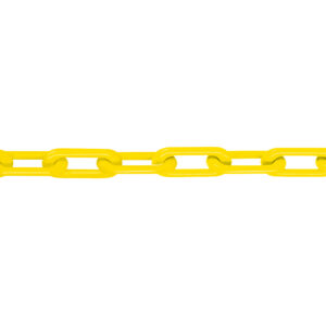 MNK qualité 8, jaune uni, chaîne de qualité en nylon testée 8 mm, longueur de la botte : 25 m (prix au mètre)