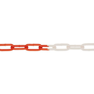 M-FERRO-SIGNAL — M-FERRO-SIGNAL 6, rouge-blanc, acier, galvanisé, revêtement plastique, longueur : 15m (prix par mètre)