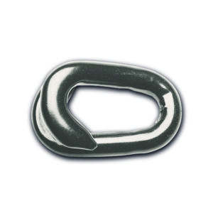 Maillon d'assemblage, acier, couleur zinc, acier, 7 mm, galvanisé à chaud, paquet de 10