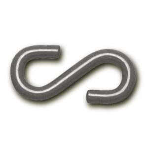 Crochet en S, acier galvanisé à chaud, 7 mm, lot de 10