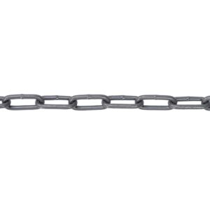 SM-Stahl — SM-Stahl 6, Chaîne à maillons 6 mm, acier, galvanisé à chaud, revêtement DB703, longueur de la botte : 30 m (prix par mètre)