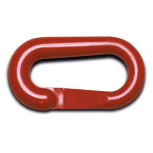 Maillon de jonction, plastique, rouge, polyamide, 8 mm, pack de 10