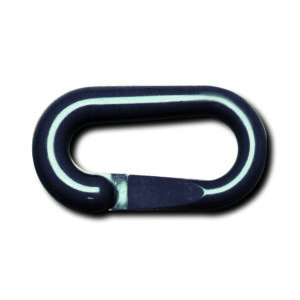 Maillon de liaison, plastique, noir, polyamide, 8 mm, pack de 10