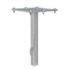 Tube de sol à bétonner, pour barrière COMPACT avec support pendulaire et limiteur de passage COMPACT