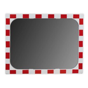 DIAMOND — DIAMOND 2, miroir de circulation, 600 x 800 mm, complet avec support, 76 mm ⌀