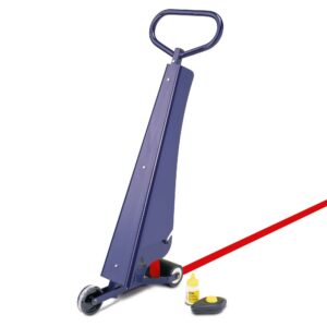 PROline — PROline-tape Kit de marquage : appareil de marquage au sol TAPEliner, 2 rouleaux rouges 75mm/33 m, cordeau de frappe, craie