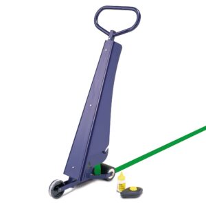PROline — PROline-tape Kit de marquage : appareil de marquage au sol TAPEliner, 2 rouleaux verts 50mm/33 m, cordeau de frappe, craie