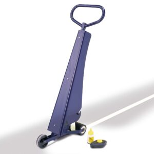 PROline — PROline-tape Kit de marquage : appareil de marquage au sol TAPEliner, 2 rouleaux blancs 75mm/33 m, cordeau de frappe, craie