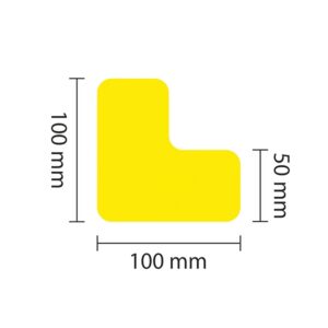 PROline — PROline-tape Marquage au sol "pièce en L, autocollant, 25 pièces