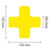 PROline — PROline-tape Marquage au sol "pièce en X, autocollant, 25 pièces