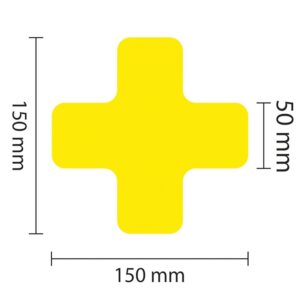 PROline — PROline-tape Marquage au sol "pièce en X, autocollant, 25 pièces