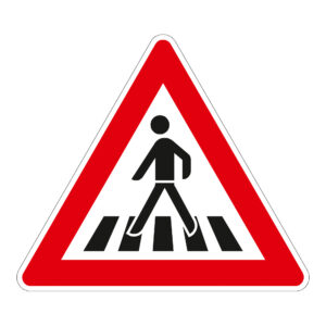 PROline — PROline-thermo film de marquage, panneau de signalisation 'passage piéton', Z 134, 1000 x 1000 mm