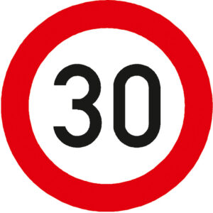 PROline — PROline-thermo Film de marquage, panneau de signalisation 'Vitesse maximale autorisée 30', signe 274-53