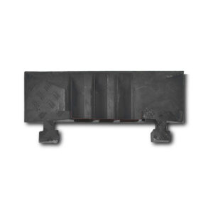 MORION — MORION Pont de câbles, grand, élément de terminaison avec tenon, caoutchouc dur, noir, 600 x 230 x 75 mm