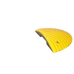 TOPSTOP — TOPSTOP-5-RE Ralentisseur, élément de finition avec rainure, matériau recyclé, jaune, 500/250/70 mm