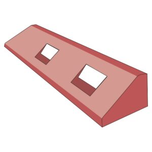 GAMMA — Bordure élastique GAMMA, avec cheville de fixation